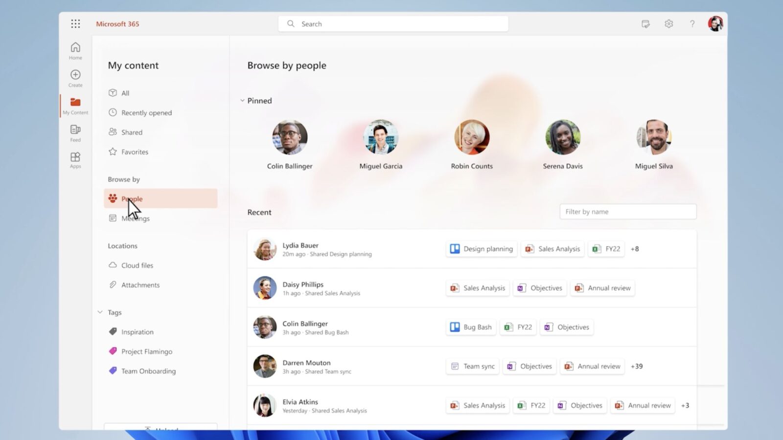 Capture d'écran de Microsoft 365 nouveau nom de Office 365