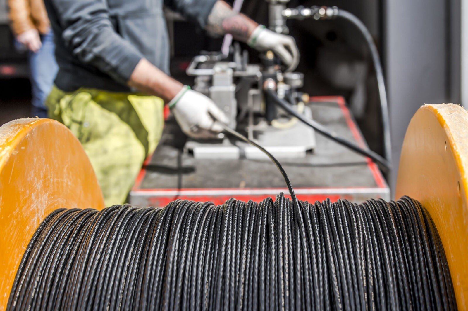 Des câbles de fibre optique de Belcenter
